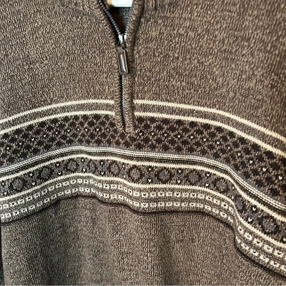 Oscar de la Renta XXL mens 1/4 zip sweater very good condition